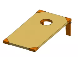 Mini Corn Hole Table / Folding Legs
