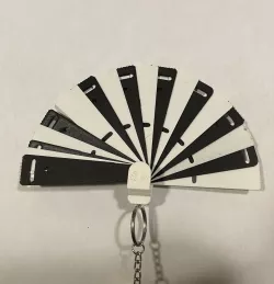 Mini Japanese fan keychain