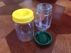 Mini Mason Jar Fruit Fly Trap