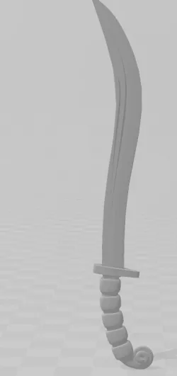 Miniature bits - Fantasy - Swords - Butterfly Scimitar