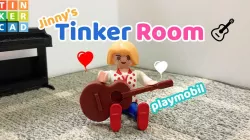 Miniature Guitar for Playmobil