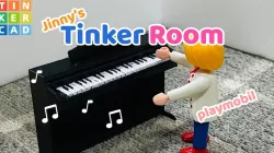 Miniature Piano for Playmobil