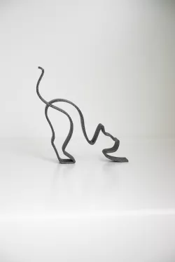 Minimalist Cat Sculpture