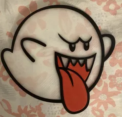 Multi Material Boo Ghost from Super Mario Bros