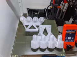 Multiple PVC Pipe Paint Fixture