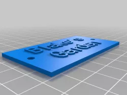 My Customized custom plaque nameplate customizer