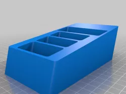 My Customized Slanted TV Remote Holder ()