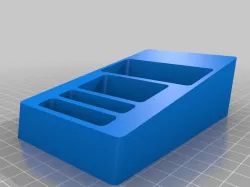 My Customized Slanted TV Remote Holder ()