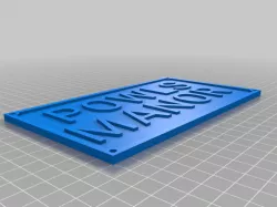 My Customized Two Line Customised Railway Signs