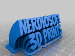 nerdiosoft 3d prints