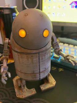 NieR Automata: Short Stubby Machine Lifeform with shiny eyes