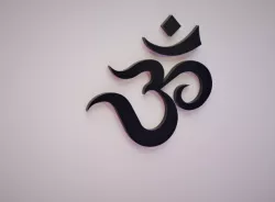 Om 2D wall sign