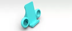 Phone stand with speaker