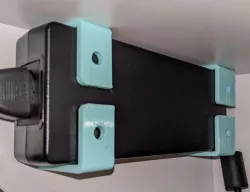 Prusa MINI power adapter (Mean Well) holder with mounting holes (vertical/horizontal)