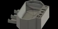 Prusa Toolbox rechts (lang) im Hexagon-Style mit Werkzeug-Halter + Ablagefach