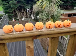 Pumpkin Emoji Decorations for Halloween