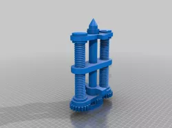 Rubber Band Pile Bunker (Not printable)