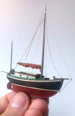 Sailing Lugger "Storm Petrel" - 1:87 scale