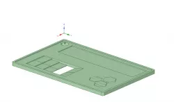 Samplecard for materials