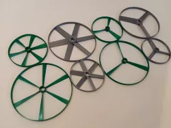 Set of rotors for Pull Copter Finger Ring