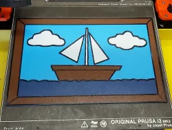 Simpsons Boat Wall Art