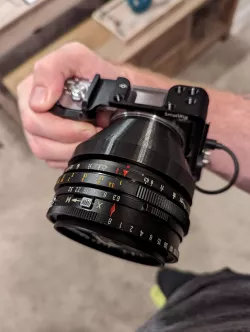 Sony E-Mount to Mamiya Press System adapter