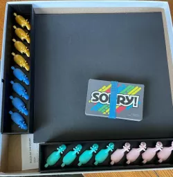 Sorry! board game Cute Unicorn game pieces