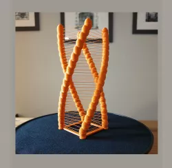 Spiral string ornament