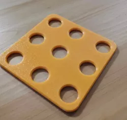 Square Plate for toy tool : Screw and Nut
