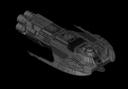 Star Trek III Merchantman and Redresses: Star Trek Starship Parts Kit Expansion #21