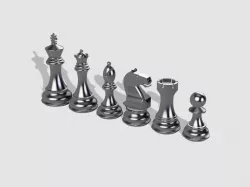 Staunton Chess Pieces