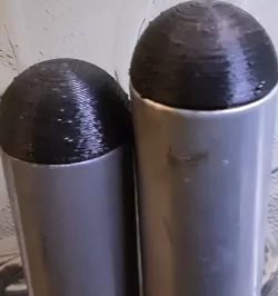 Stool Foot - inch tube stopper