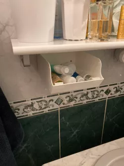 Storage under Shelf