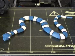 Striped snake (multi-material remix)