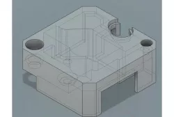 Tapa Extrusor CR6SE Extruder Cap - 3mf Files Cura & Prusa