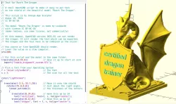Text for Roark The Dragon (OpenSCAD)
