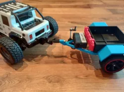 Trailer tow bar mount