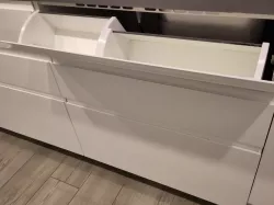 Tray for tilt-down drawers