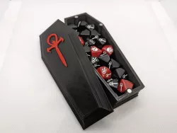 Vampire the Masquerade Coffin Dice Box