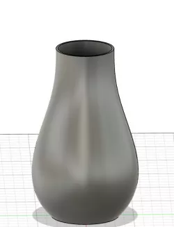 Vase with clean surface