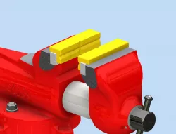 Vise plastic jaws 120mm
