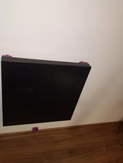 Wall-mounted drop-top table - Lack