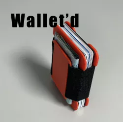 Wallet'd mk1  - simple printable card wallet with money clip
