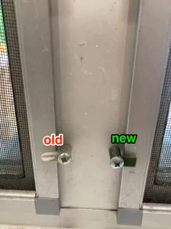 Window screen tab
