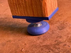 Workbench height adjustable feet