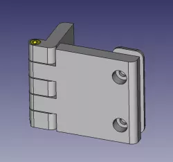 270 degree hinge for the printer enclosure door