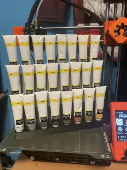 Acrylic Paint Tubes Holder