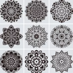 Airbrush stencil set - Mandala