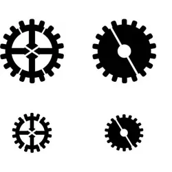 Airbrush stencil ST-SF001-gear-marks-paint-hobby-stencil