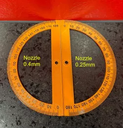 Angle protractor - Rapporteur d'angle